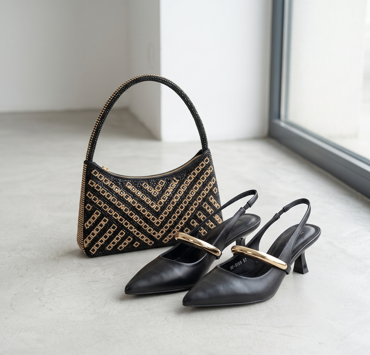 Ensemble de Soirée : Chic & Prestige - Noir - taille 37 - vue 2