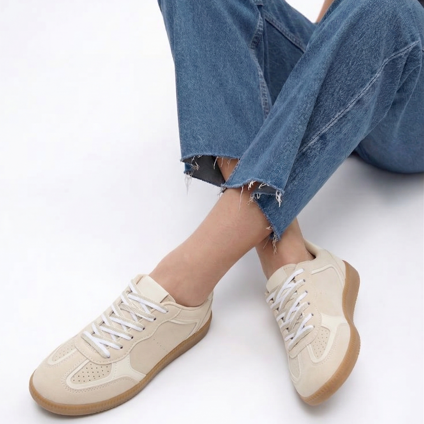 Baskets - Blanc - taille 38 - vue 9