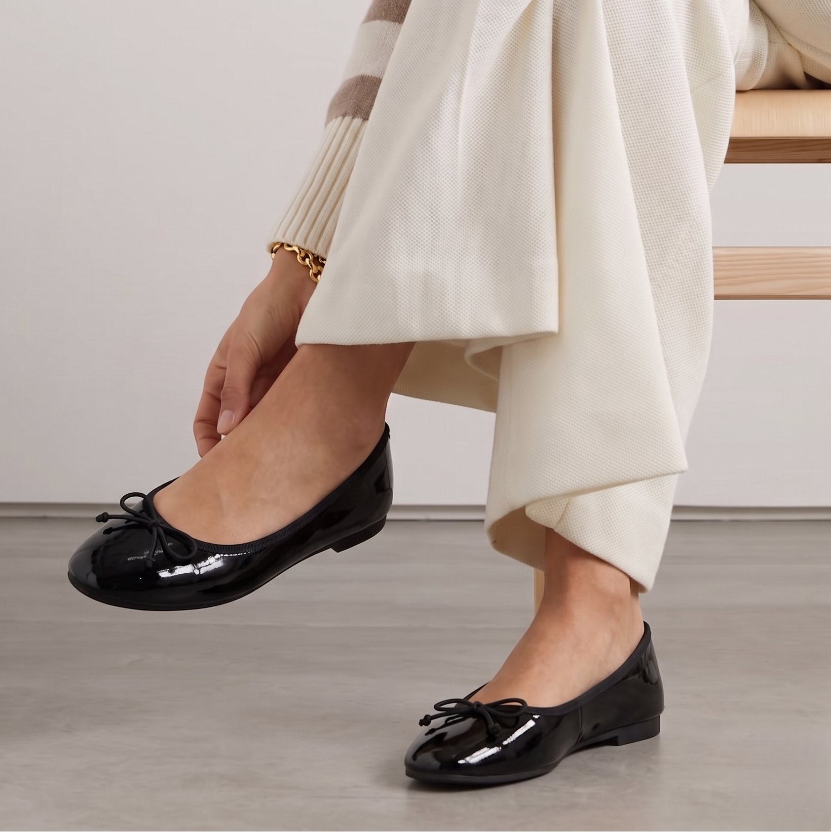 Ballerine Classique - Noir - taille 39 - vue 4