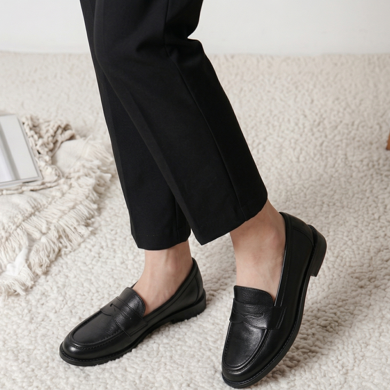 Mocassins Penny Classiques - Noir - taille 36 - vue 1