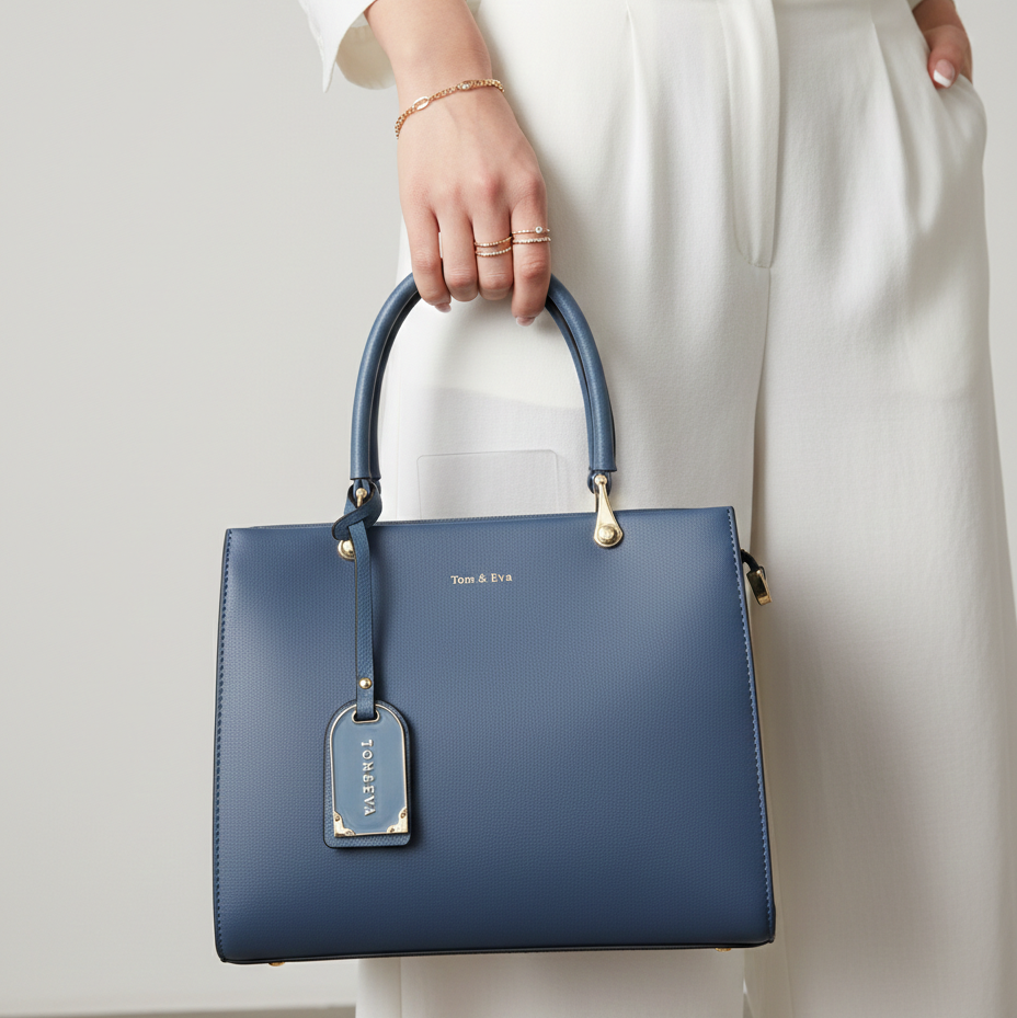 Sac à main minimaliste - Navy - taille 41