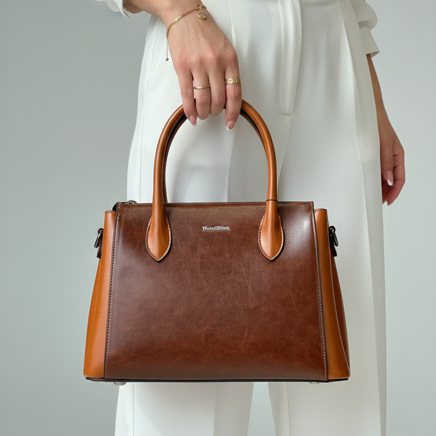 Ensemble Élégance Intemporelle - Marron - taille 38 - vue 3