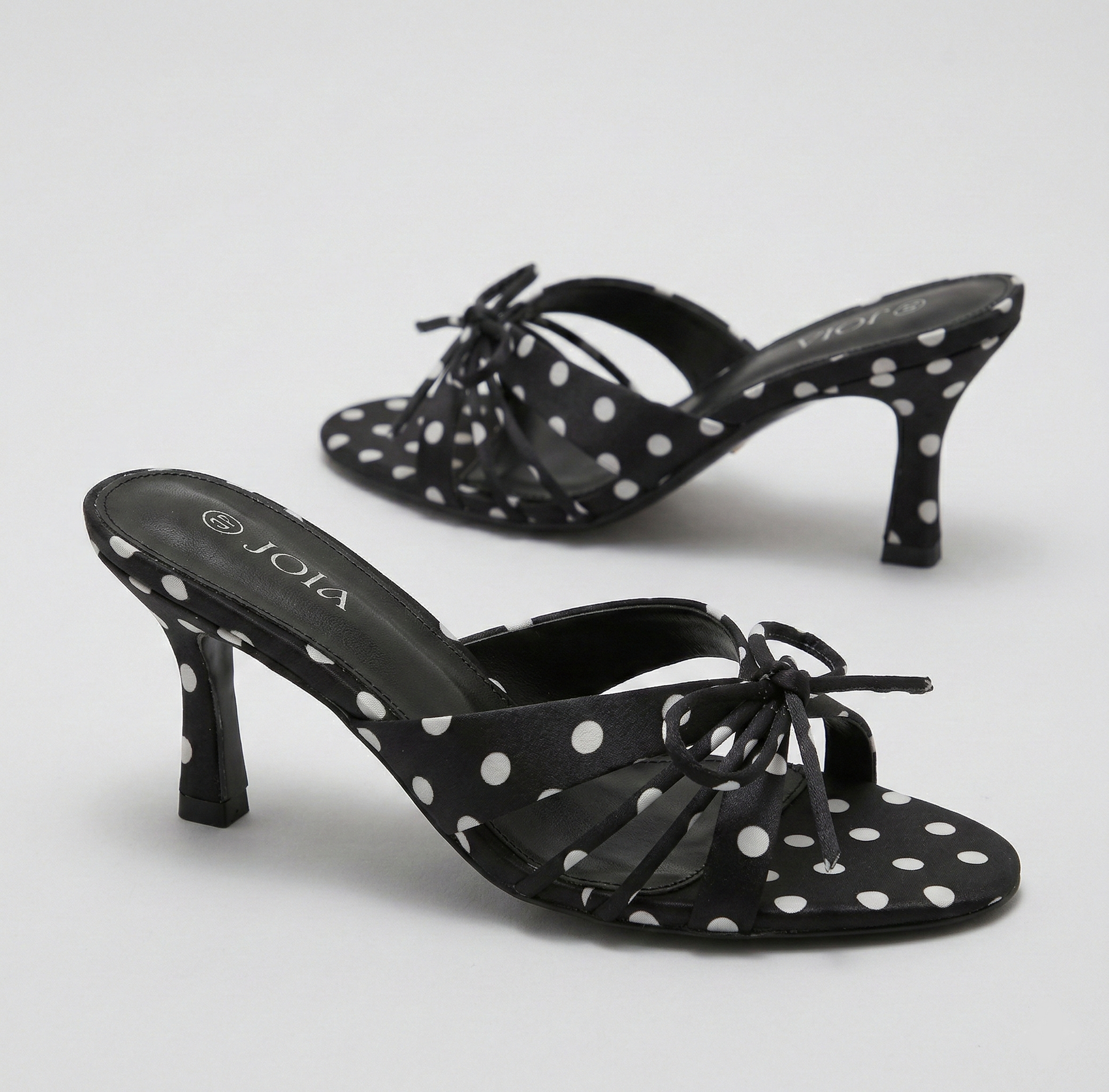 Sandale à Talons et Nœud Délicat - Noir - taille 38 - vue 3
