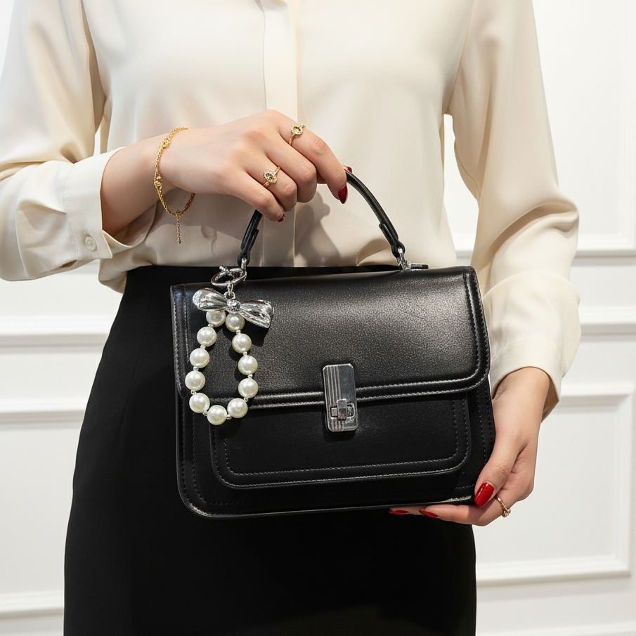 Ensemble Élégant Sac & Ballerine - Blanc - taille 40 - vue 5