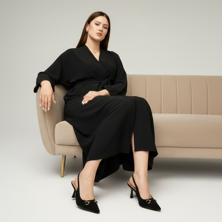 Escarpins Slingback à Mors Doré - Noir - taille 37 - vue 2