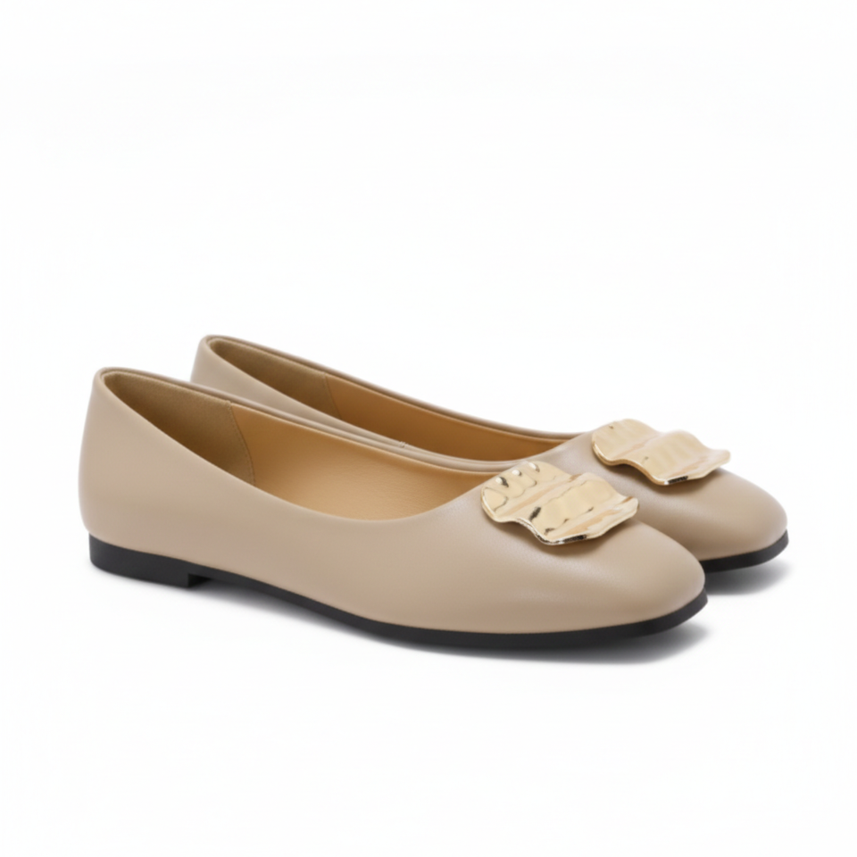 Ballerines à détail métallique - Noir - taille 38 - vue 3