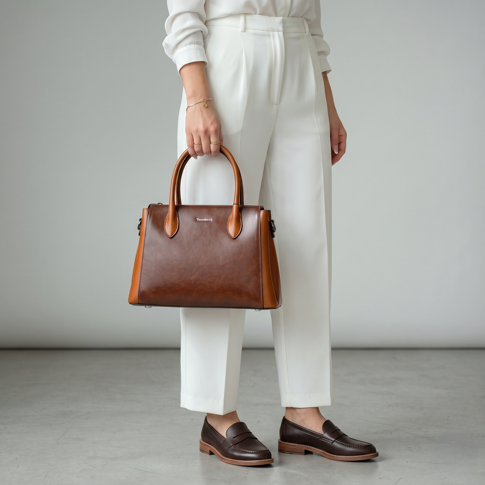 Ensemble Élégance Intemporelle - Marron - taille 36 - vue 1