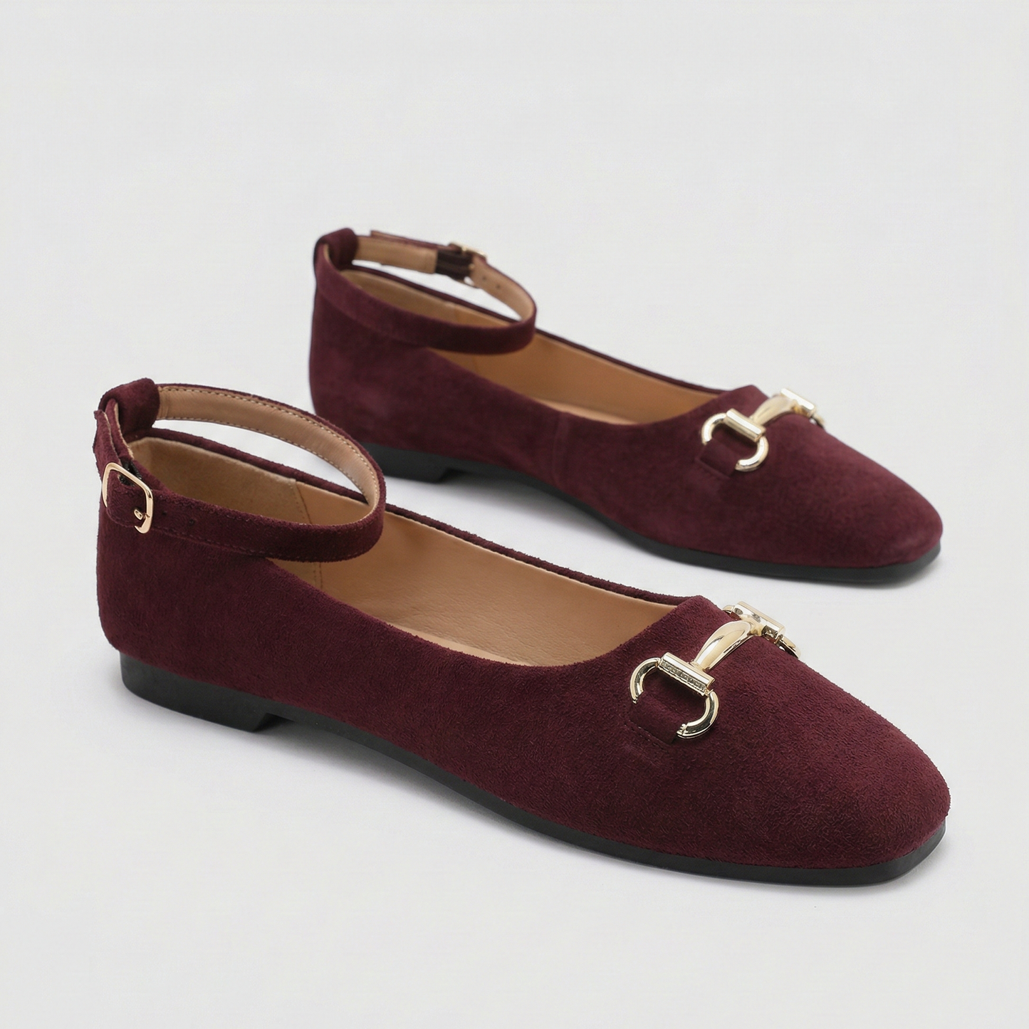 Ballerine à boucle et lanière - Noir - taille 38 - vue 3