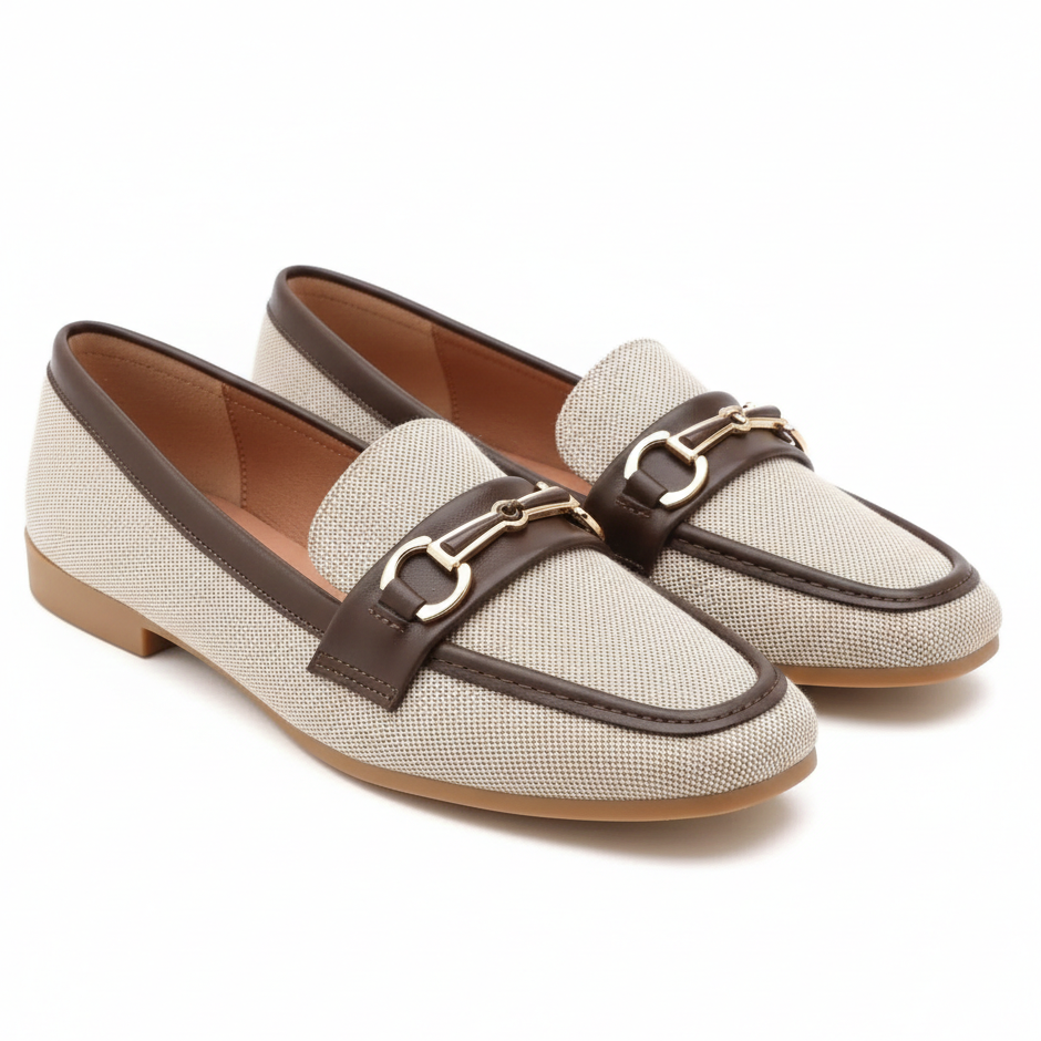 Mocassin à mors bimatière - Noir - taille 38 - vue 3