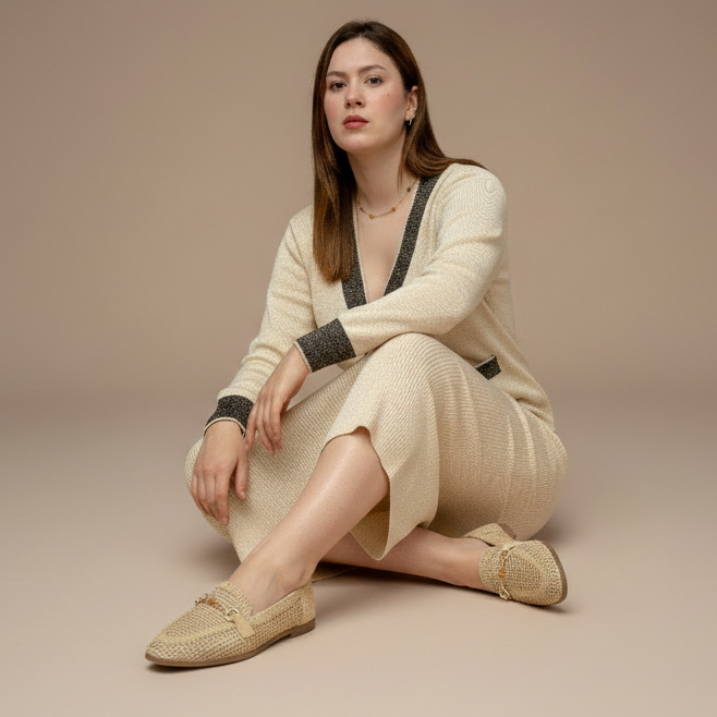 Mocassins ajourés à boucle - Noir - taille 37 - vue 2