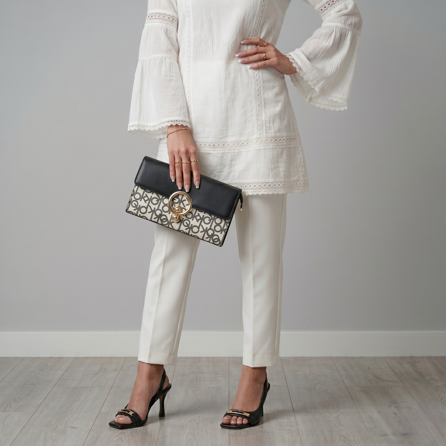 Ensemble Chic Sac & Heels - Beige - taille 39 - vue 4