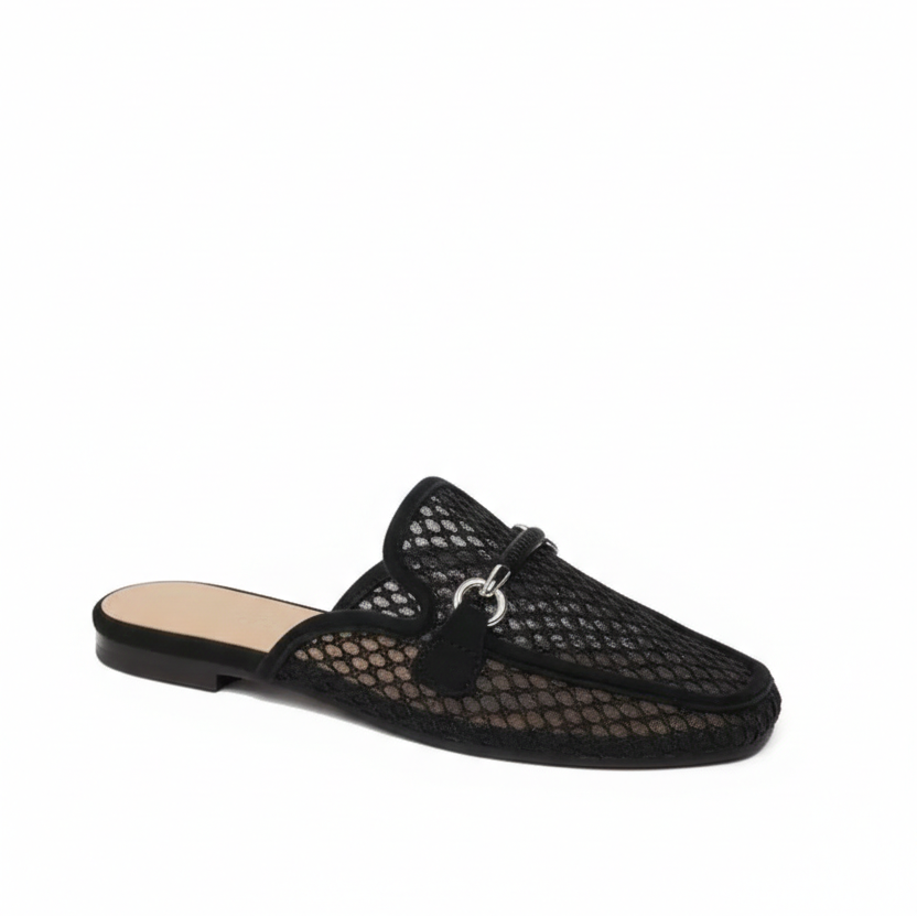 Babouche en maille - Beige - taille 36 - vue 7