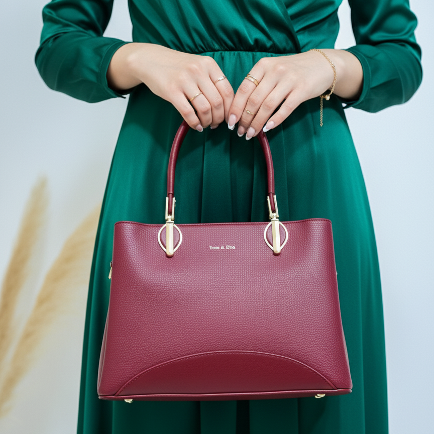 Sac Business Femme Chic - Noir - vue 1