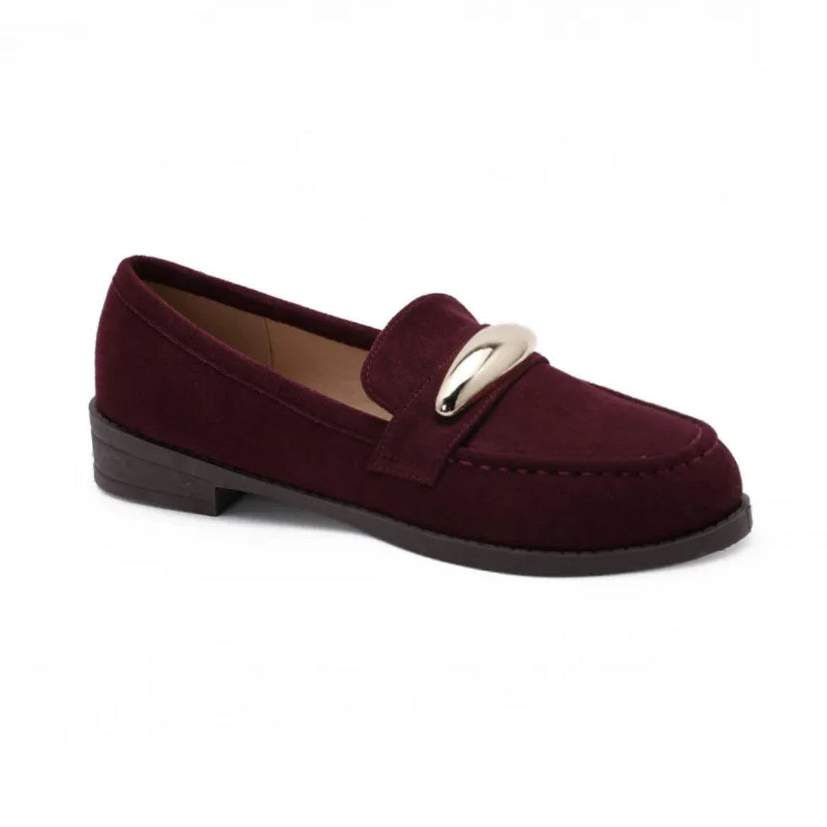Mocassins avec accessoires doré - Vert - taille 37 - vue 26