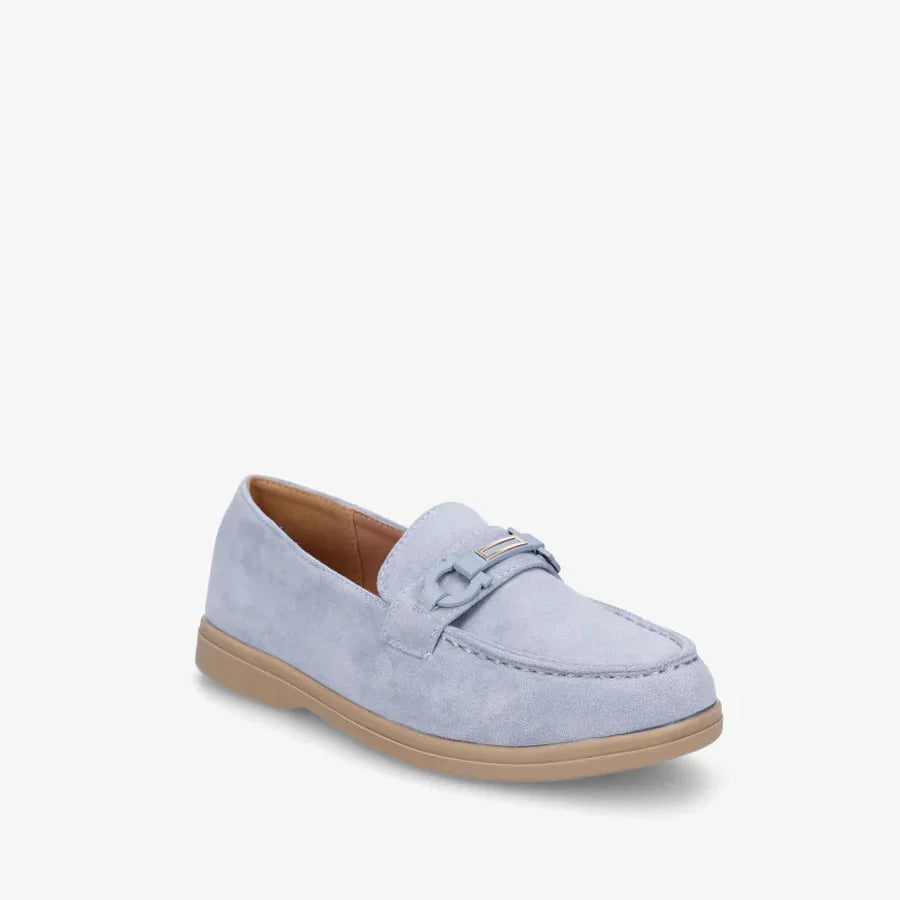 Mocassins à boucle décorative - Taupe - taille 38 - vue 15