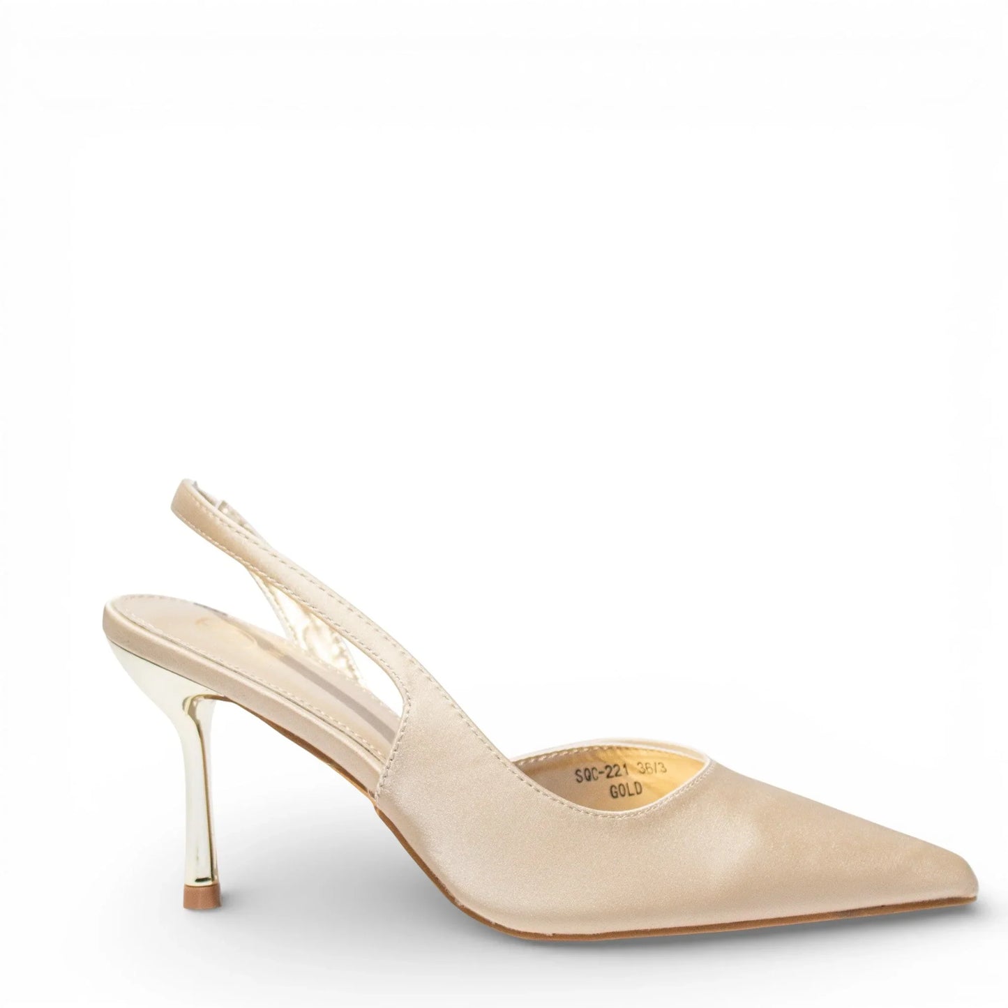 Escarpin Slingback à Bout Pointu - Noir - taille 41 - vue 6
