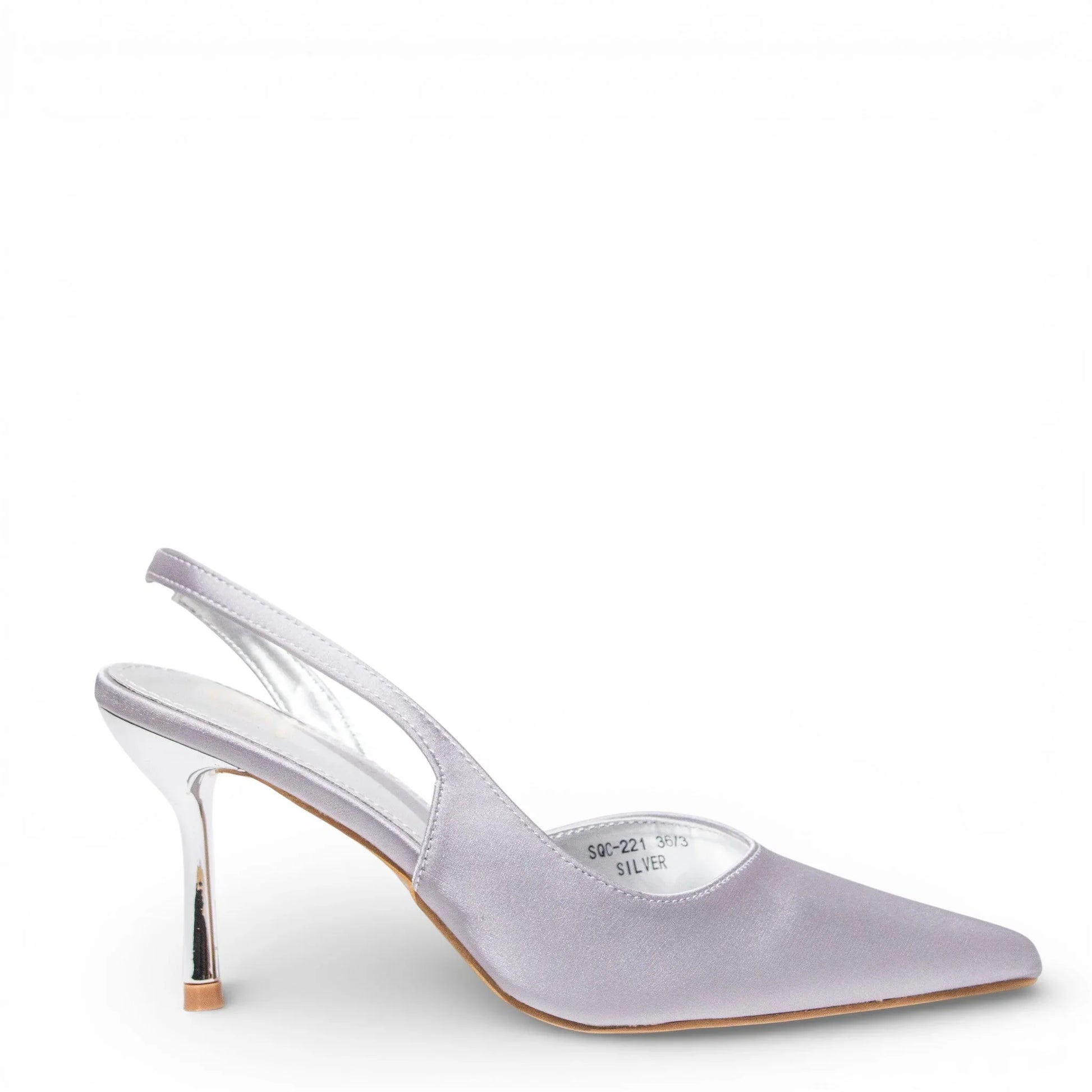 Escarpin Slingback à Bout Pointu - Noir - taille 37 - vue 2