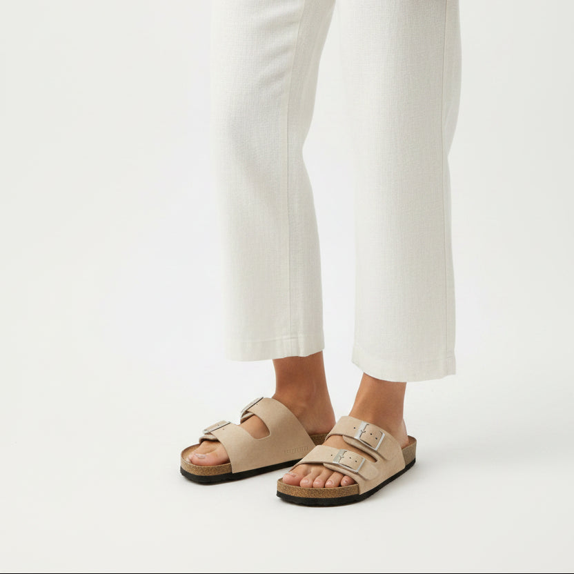 Sandales à Doubles Brides - Noir - taille 37 - vue 2