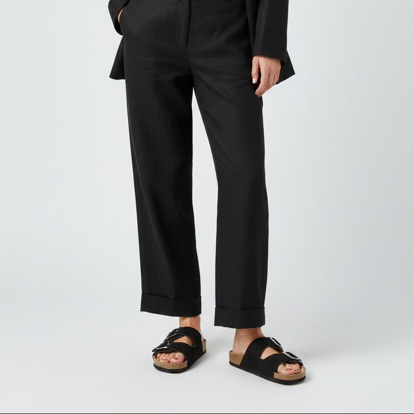 Sandales à Doubles Brides - Noir - taille 36 - vue 1