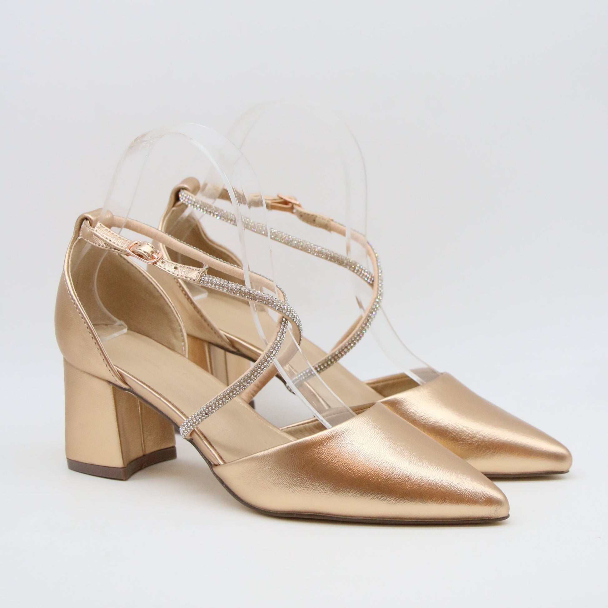 Escarpin avec des talons épais - Noir - taille 39 - vue 4