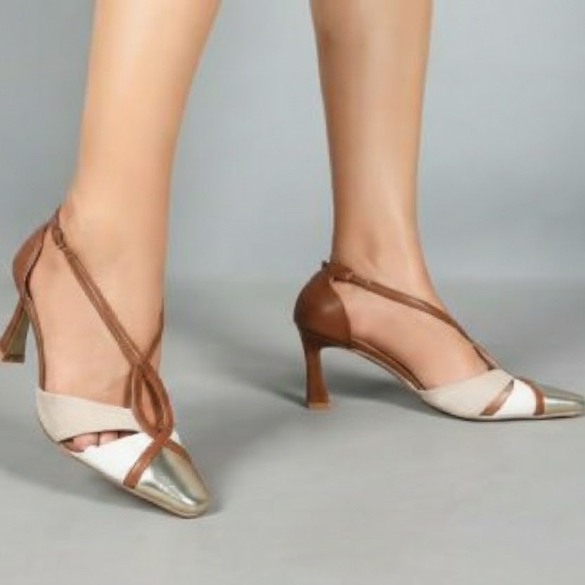 Escarpins à Brides Croisées - Noir - taille 41 - vue 6