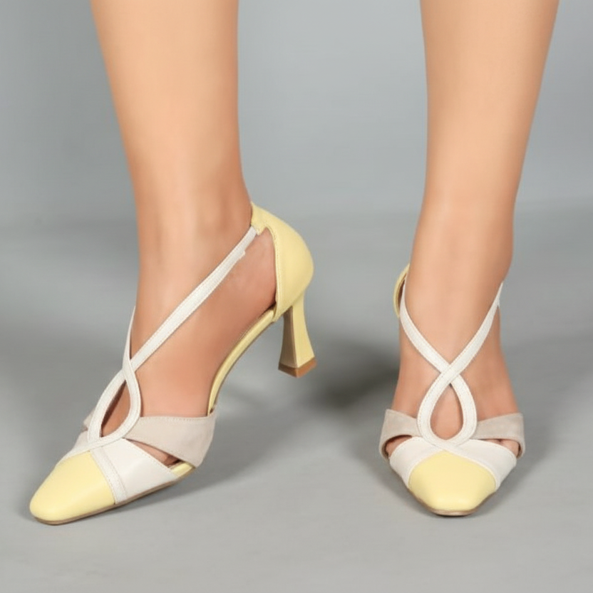 Escarpins à Brides Croisées - Noir - taille 38 - vue 3