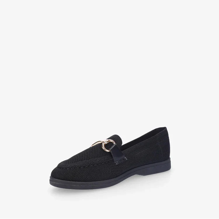 Mocassins en mesh à boucle décorative - Kaki - taille 41 - vue 12