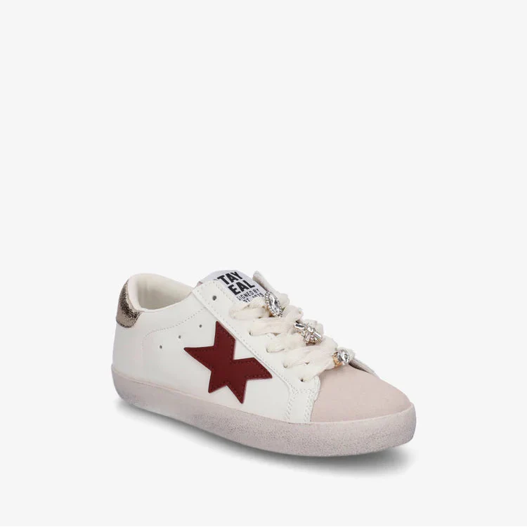 Baskets lacets ruban strassés - Or - taille 39 - vue 16