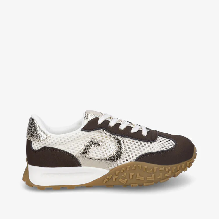 Baskets à empiècements irisés - Taupe - taille 41 - vue 12