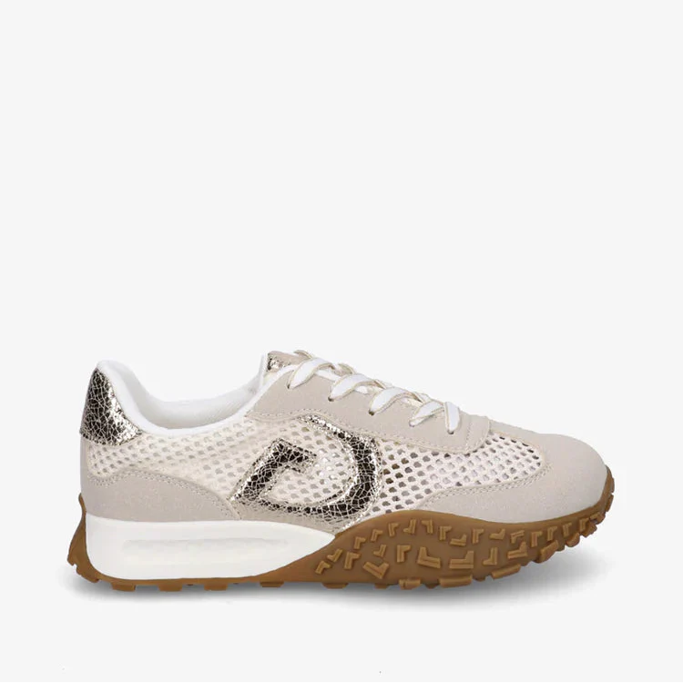 Baskets à empiècements irisés - Beige - taille 40 - vue 17