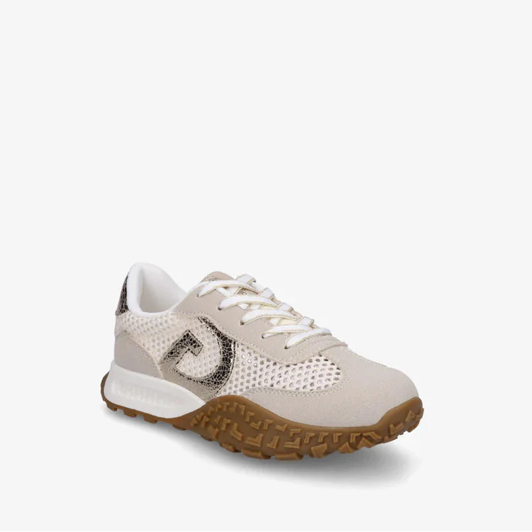 Baskets à empiècements irisés - Beige - taille 41 - vue 18