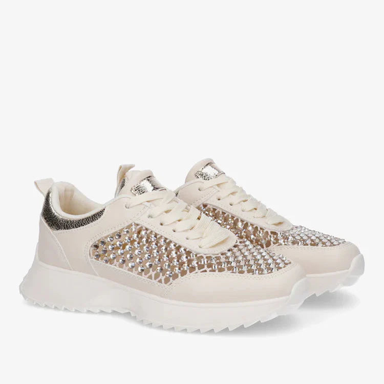 Baskets ajourées à strass - Noir - taille 38 - vue 3