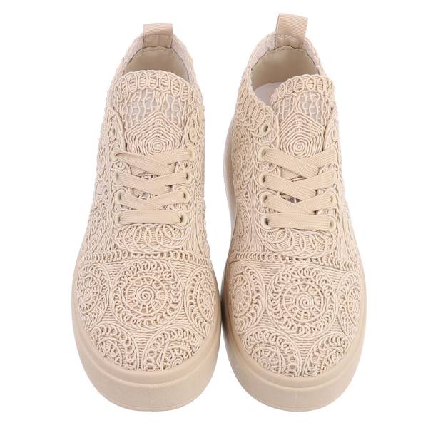 Baskets à plateforme en dentelle - Noir - taille 41 - vue 6
