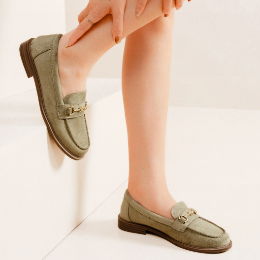 Mocassins femme classique - Taupe - taille 40 - vue 11
