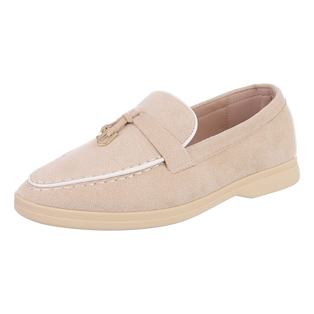 Mocassins avec breloque métallique - Kaki - taille 38 - vue 3