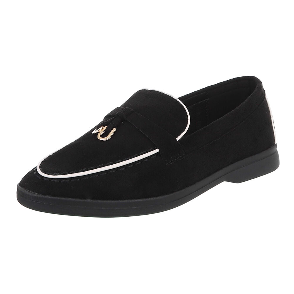 Mocassins avec breloque métallique - Noir - taille 40 - vue 17