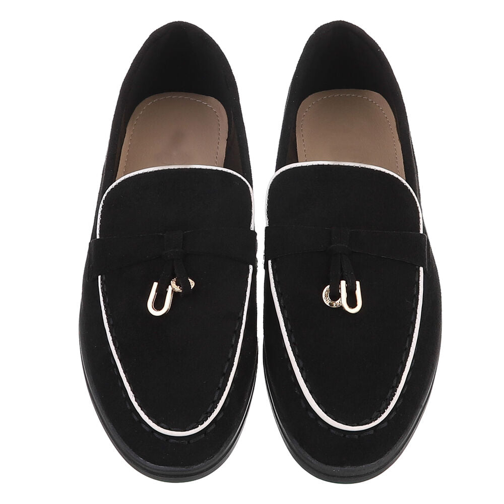 Mocassins avec breloque métallique - Noir - taille 39 - vue 16