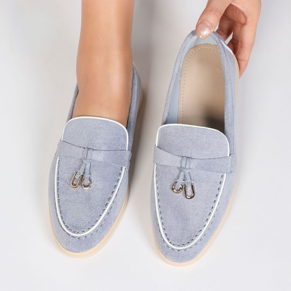 Mocassins avec breloque métallique - Marron - taille 39 - vue 22