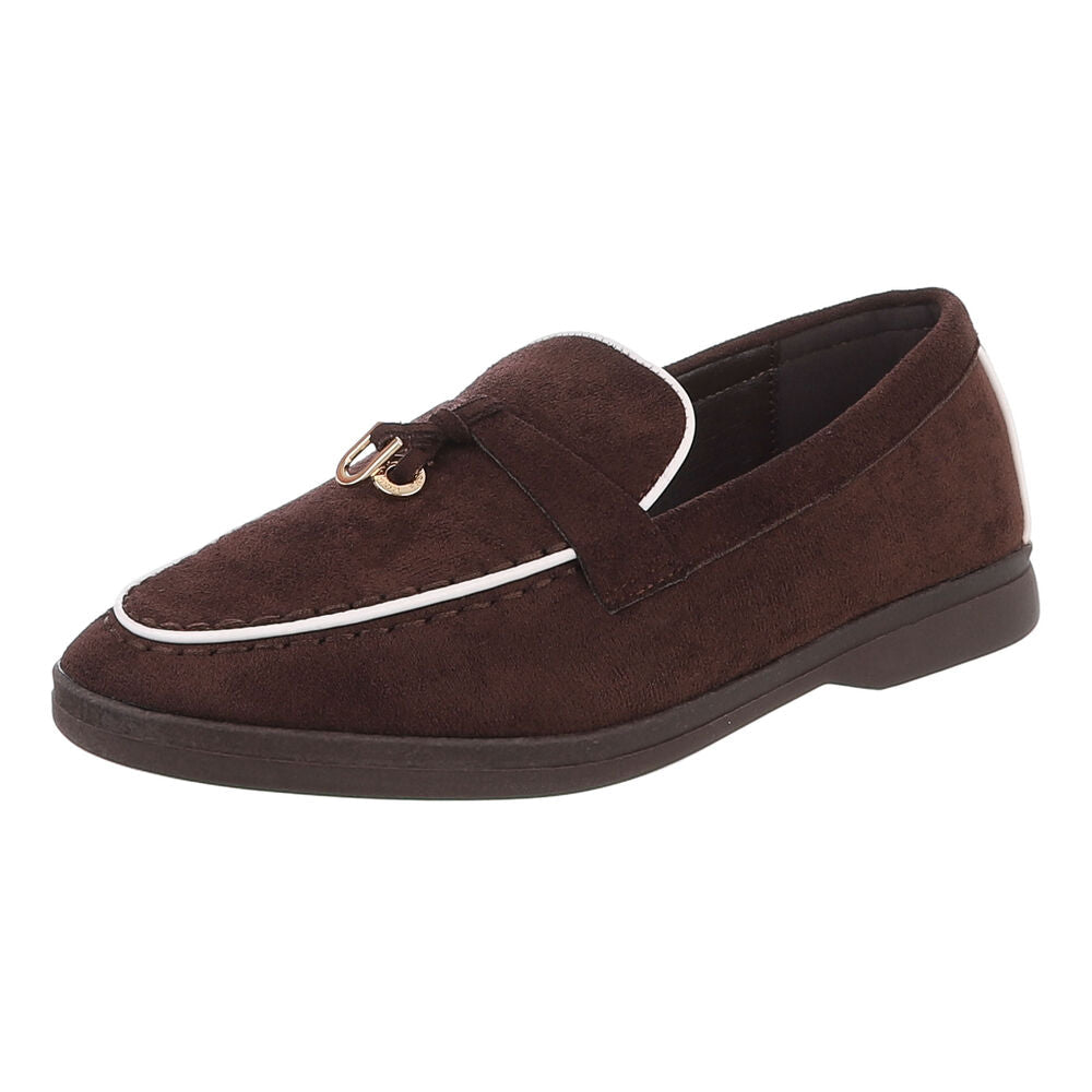 Mocassins avec breloque métallique - Beige - taille 41 - vue 12