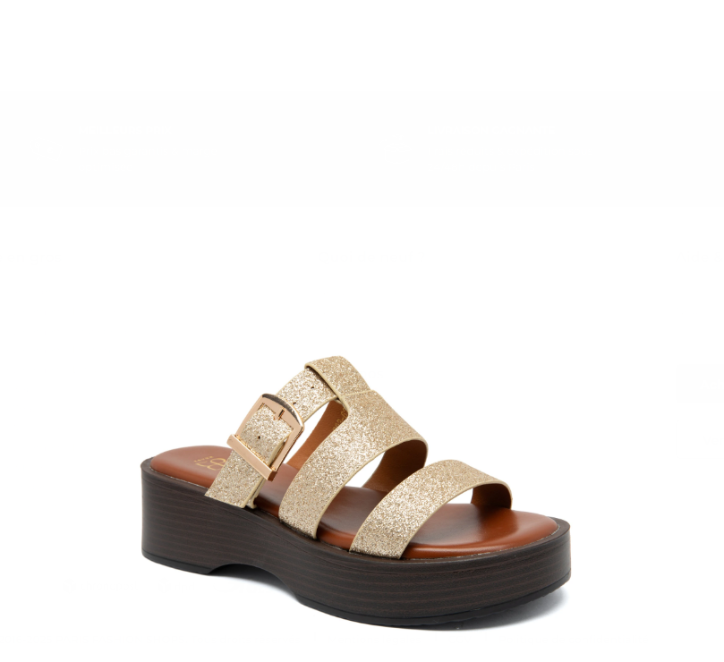 Sandales femme plates à brides larges - Beige - taille 41 - vue 18