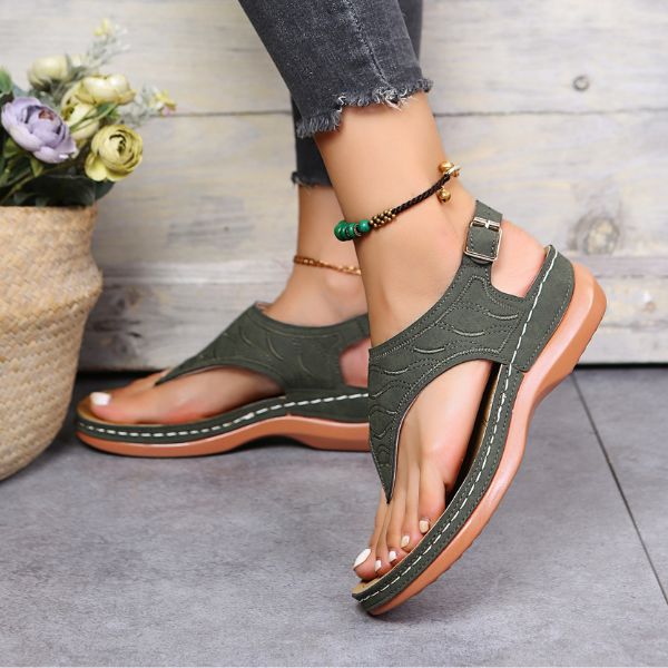 Sandales confortable à Semelle Compensées - overdope