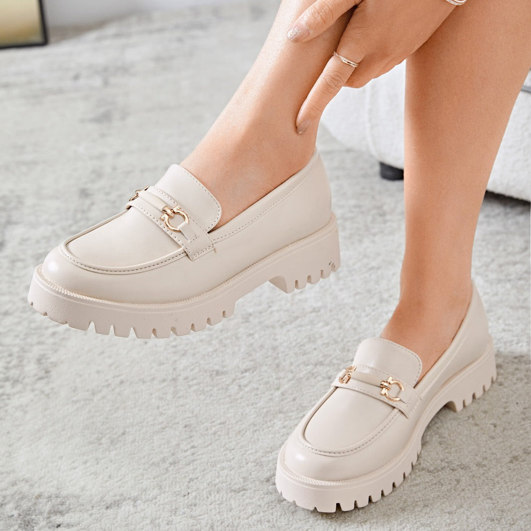 Mocassins avec détail doré - Noir - taille 38 - vue 3