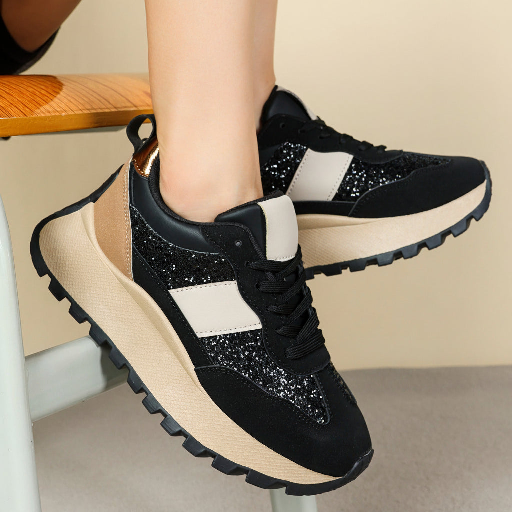 Baskets Compensées - Noir - taille 39 - vue 4
