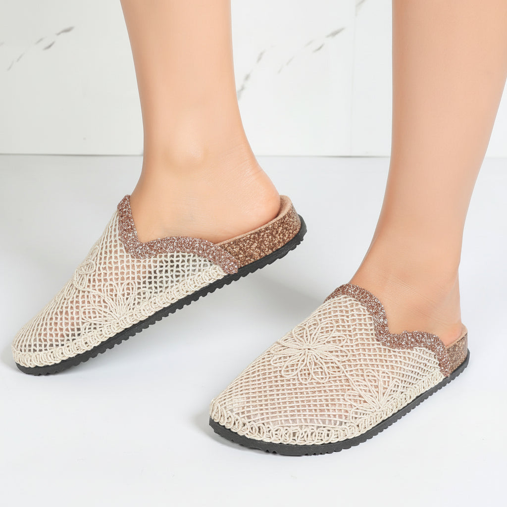 Mules Givana en Crochet - Noir - taille 36 - vue 1