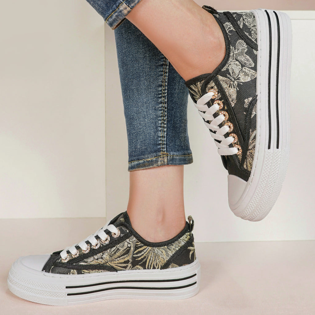 baskets pour femmes - Noir - taille 38 - vue 3
