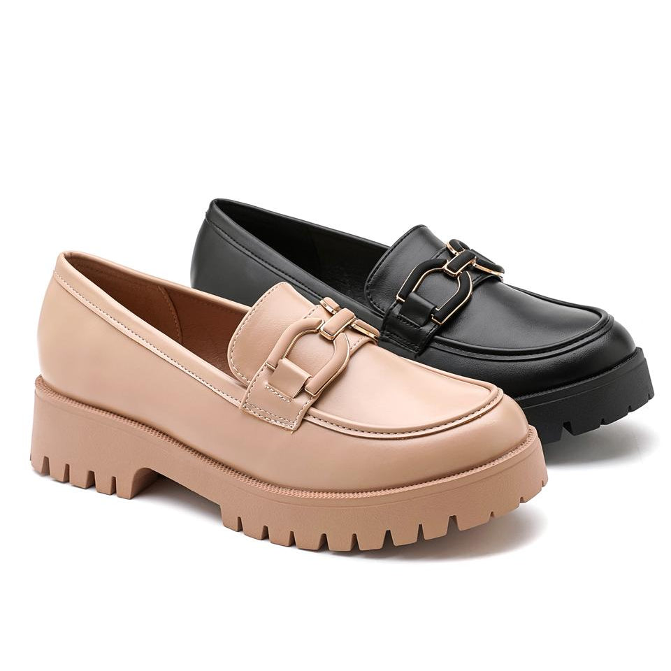 mocassin à plateforme pour femme - Bordeaux - taille 39 - vue 10