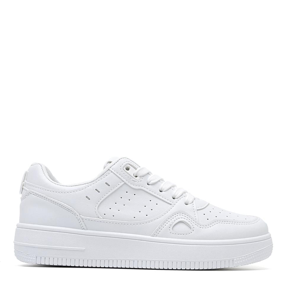 baskets basses pour femme - Blanc - taille 37 - vue 2