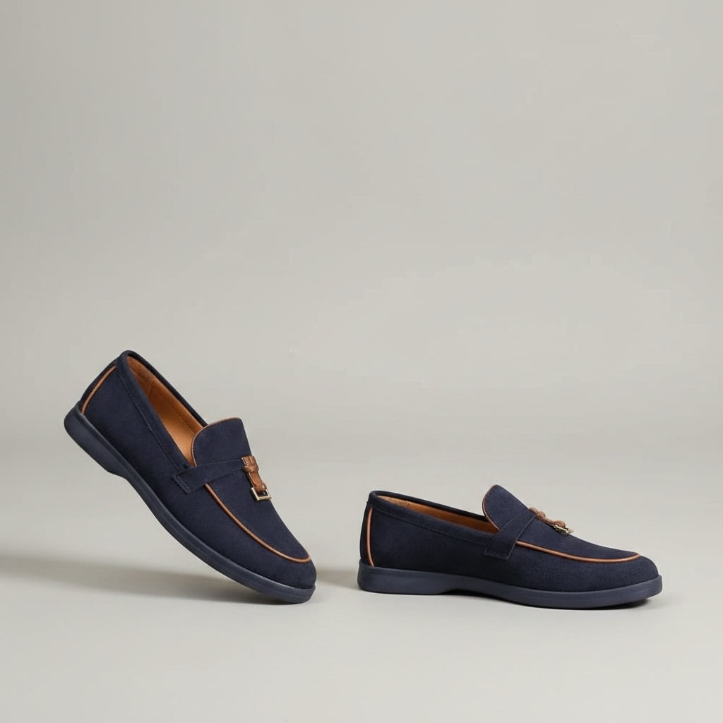 Mocassins Élégants en Daim - Noir - taille 38 - vue 3