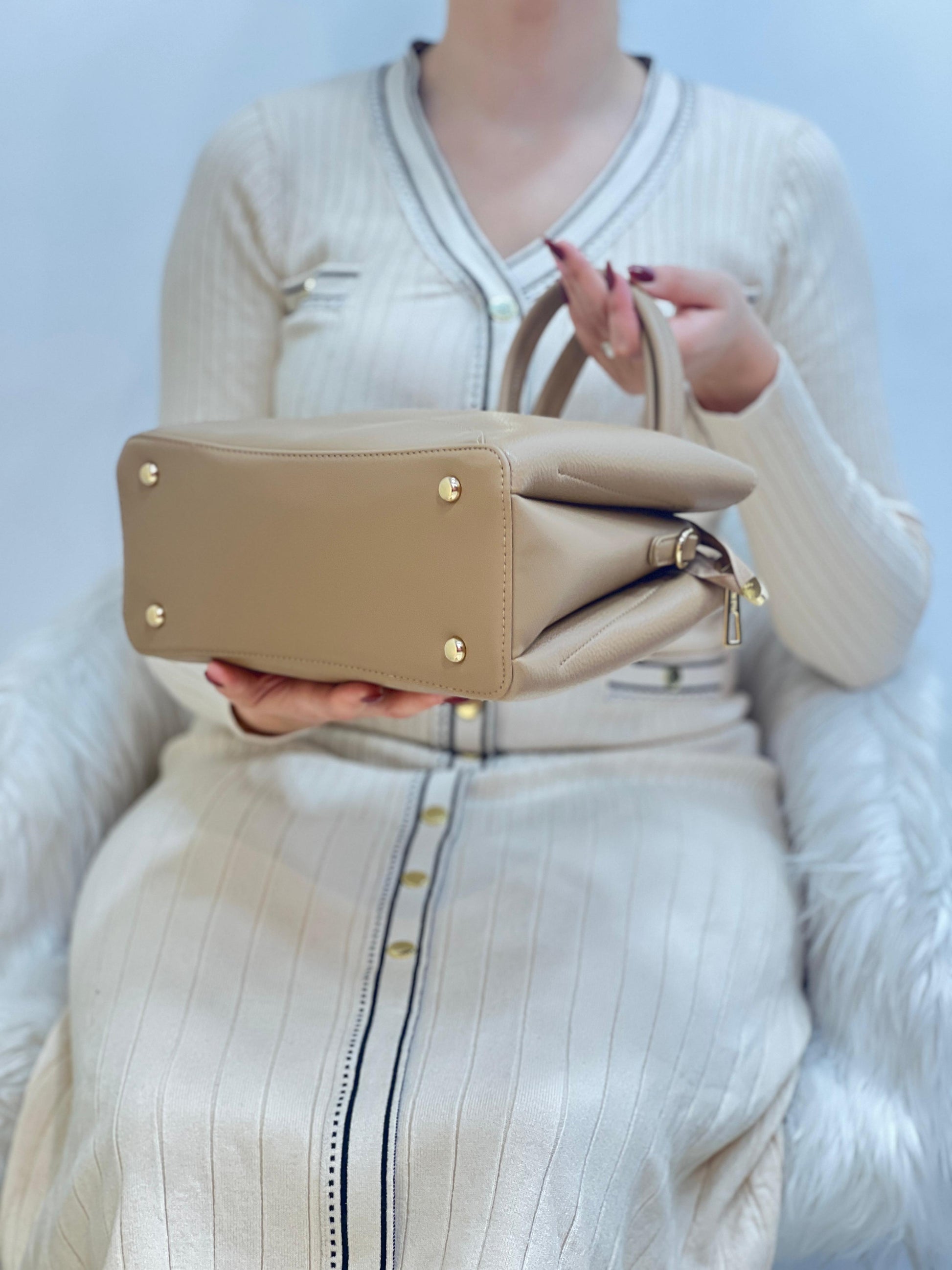 Sac Business Femme Chic - Beige
