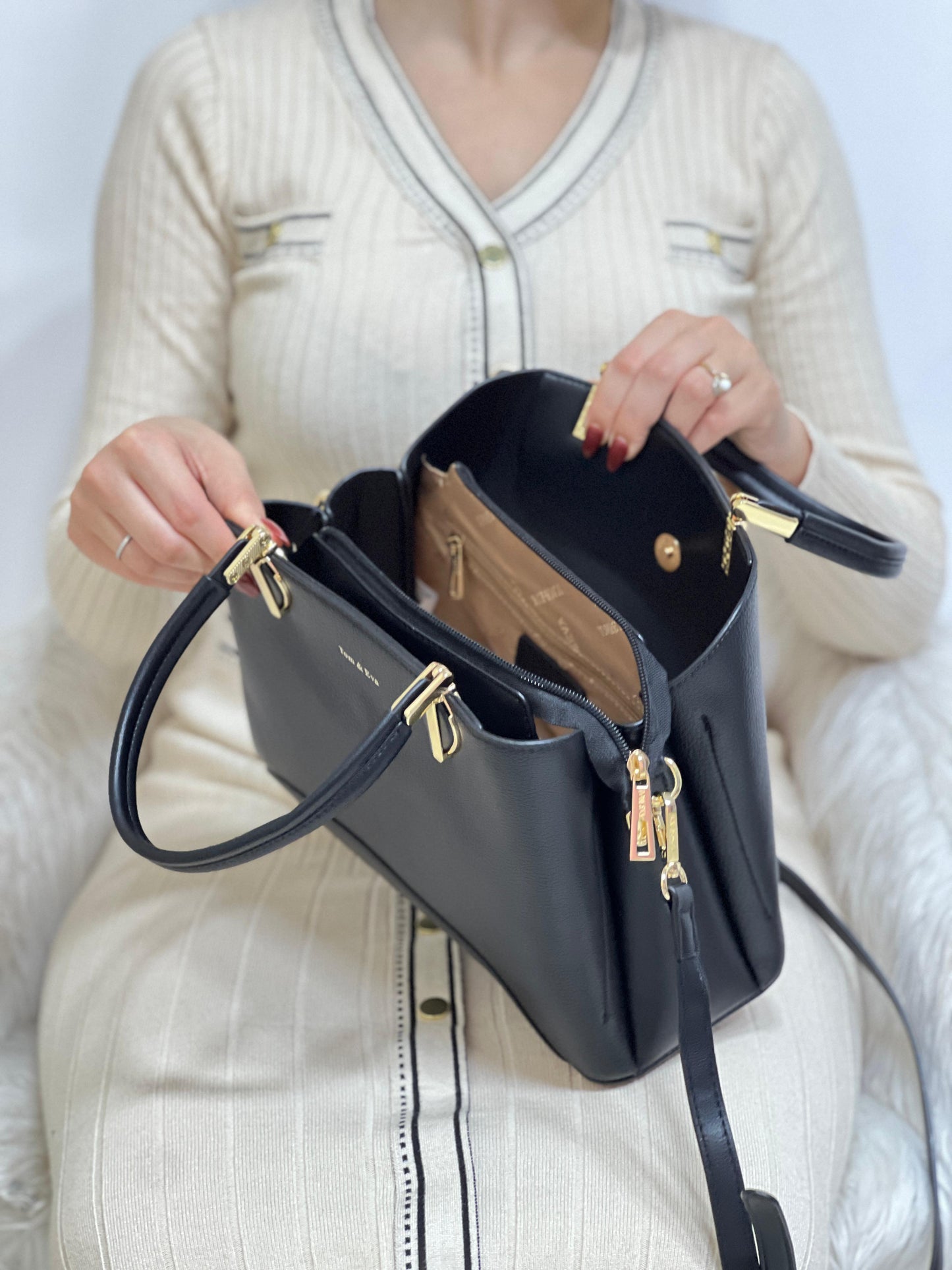 Sac Business Femme Chic - Beige